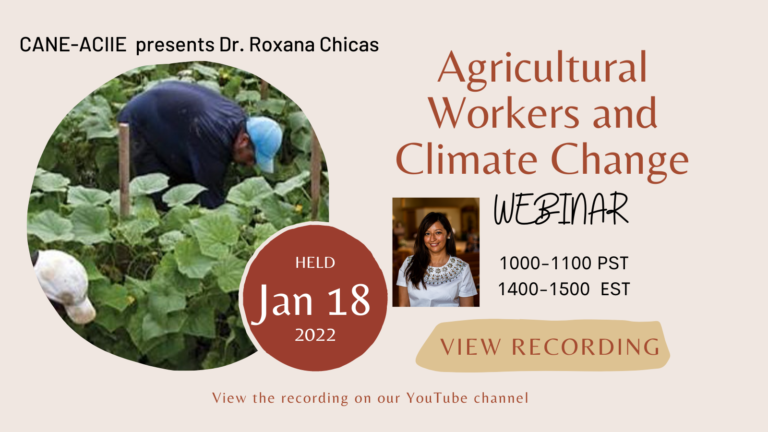 Agricultural Workers and Climate Change Webinar