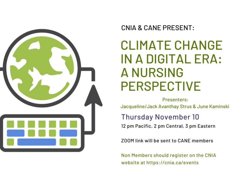 Climate Change in a Digital Era: A Nursing Perspective