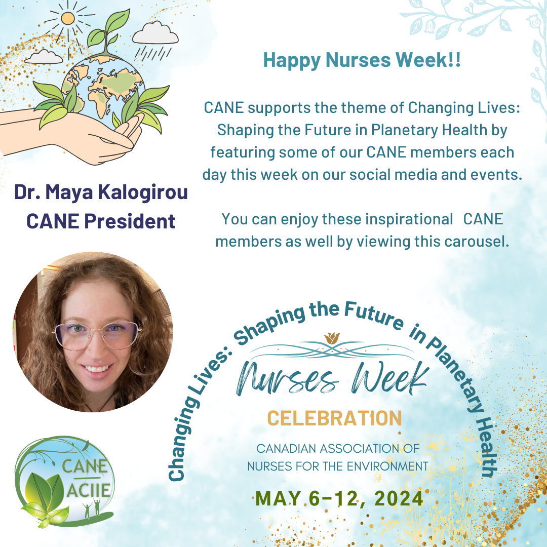 Nurses Week: Maya Reshef-Kalogirou CANE President
