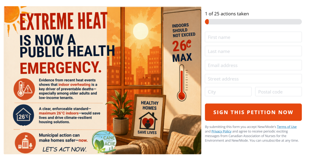 Demand heat safety in Victoria, BC