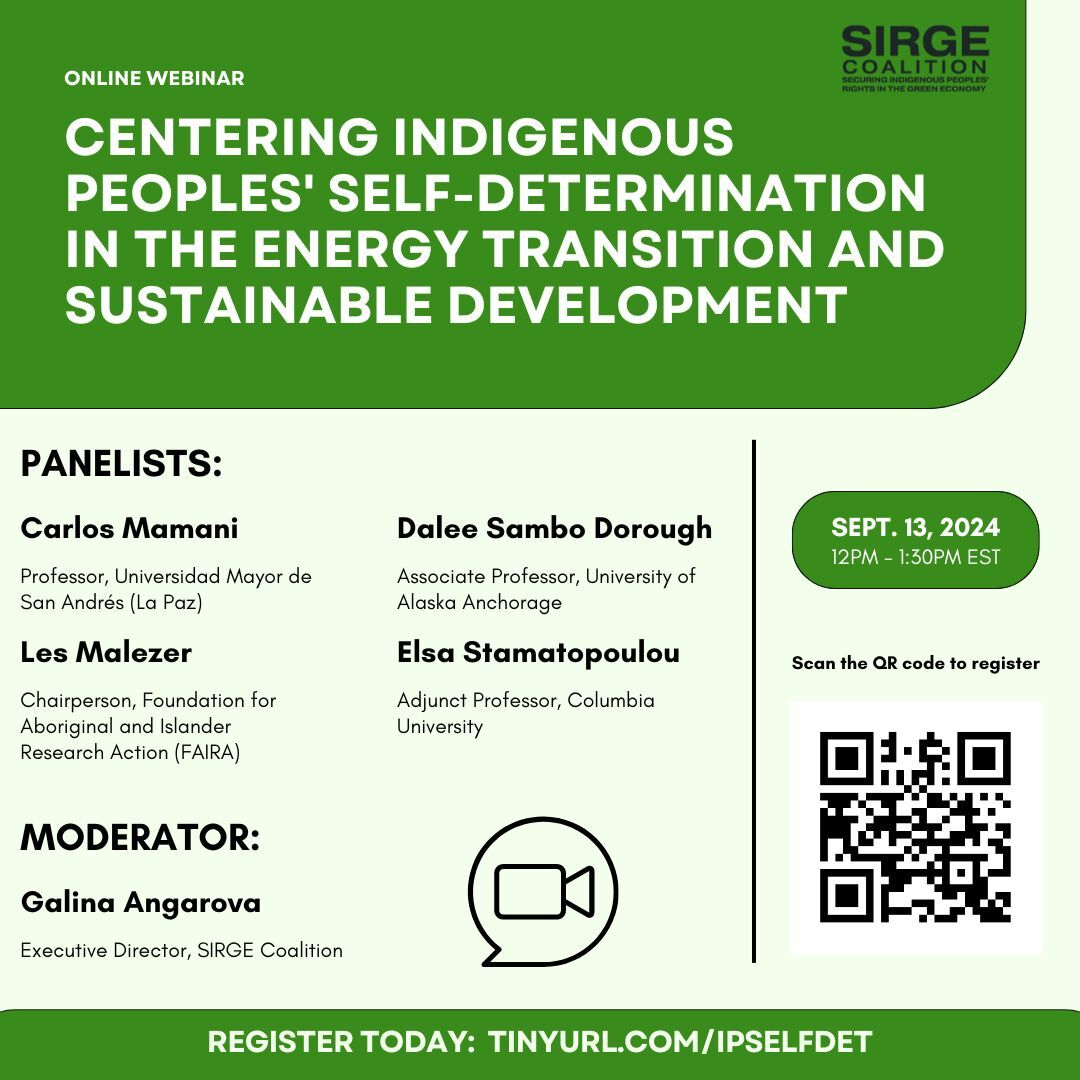 Centering Indigenous Self-Determination in Energy Transition