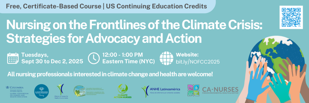 Sept30-Nursing-frontlines-course-2025 Nursing on the Frontlines of the Climate Crisis